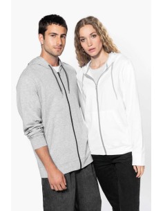 K-KA438-LIGHTWEIGHT COTTON HOODED SWEATSHIRT 2